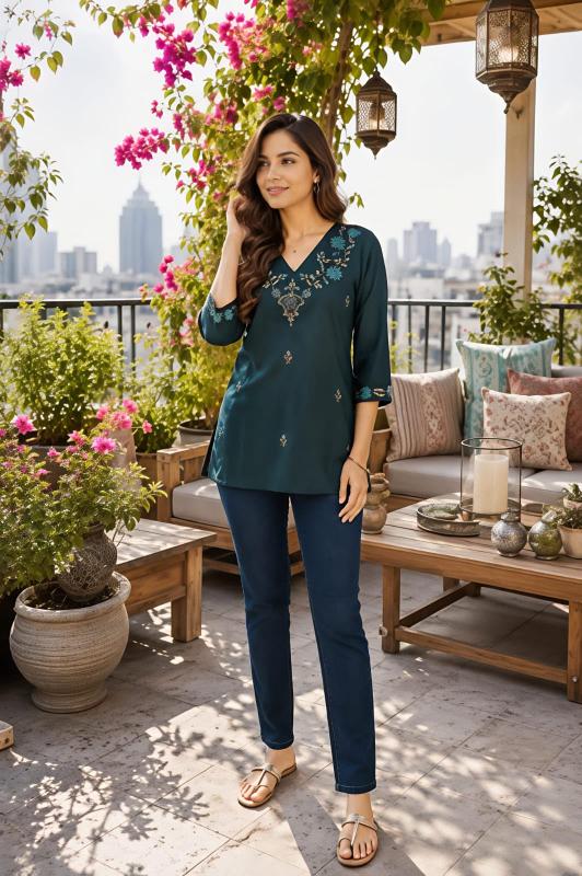 Valerius short top kurti fabric wholesale